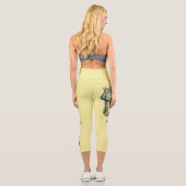 Träumen Sie nicht davon - trainieren Sie es! Fitne Capri Leggings (Rückseite)