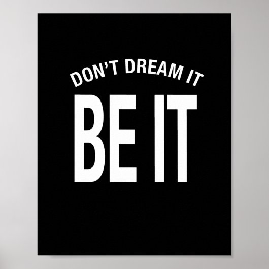 Träumen Sie nicht, es sei Hoodie Poster (Vorne)