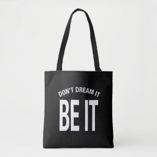 Träumen Sie nicht, es sei Hoodie Tasche