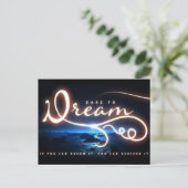 Träumen Sie Postkarte (Stehend Vorderseite)