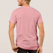Träumen Sie sanft, leben Sie mutig Tri-Blend Shirt (Rückseite)