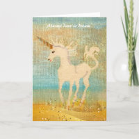 Träumen Sie sich! Happy Birthday Unicorn