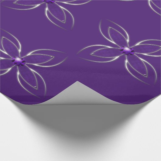 Träumen Sie vom Amethyst Wrapping Paper Geschenkpapier (Ecke)