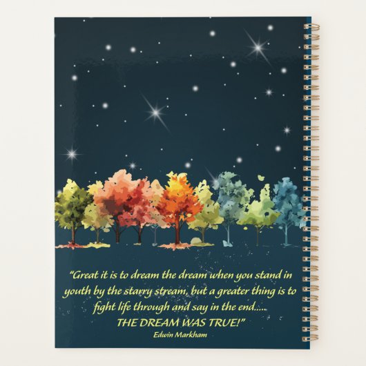 Träumen Sie vom Traumplaner Planer (Rückseite)