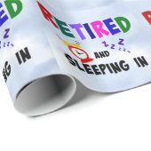 Träumen und Schlafen in Geschenkpapier (Rolleneckpunkt)