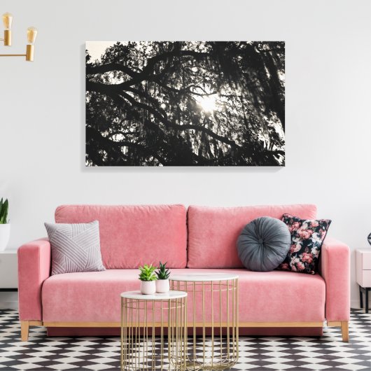 Träumen unter dem Eichenbaum umhüllte Leinwand (Insitu (Wohnzimmer))