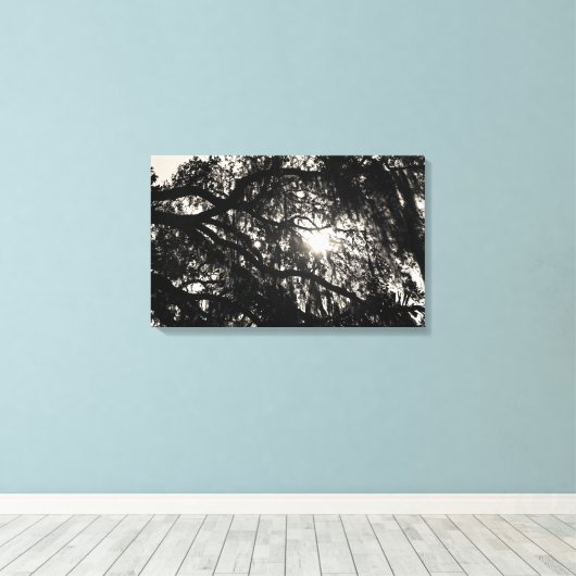 Träumen unter dem Eichenbaum umhüllte Leinwand (Insitu (Holzboden))