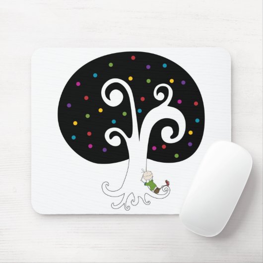 Träumen unter der Baum-Mausunterlage Mousepad (Mit Mouse)