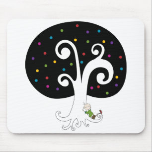 Träumen unter der Baum-Mausunterlage Mousepad