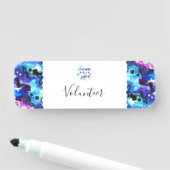 Träumen. Versuch's! Gut machen. Namensschild (Beispiel)