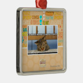 Träumen von Cheesburgers Silbernes Ornament (Rechts)