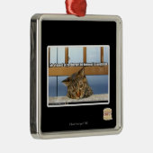 Träumen von Cheesburgers Silbernes Ornament (Rechts)