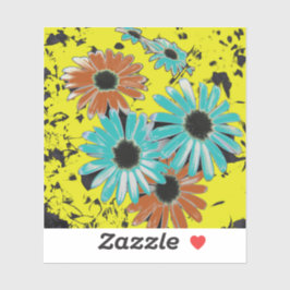 Träumen von Daisies Vinyl Stickers Aufkleber