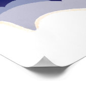 Träumen von der Ankunft eines neuen Teddybären-Bab Poster (Ecke)