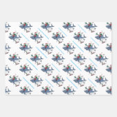 Träumen von einem großen weißen Weihnachten Geschenkpapier Set (Vorderseite 2)