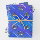 Träumen von einem großen weißen Weihnachten Geschenkpapier Set (Beispiel)