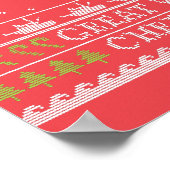 Träumen von einem großen weißen Weihnachtslied in  Poster (Ecke)