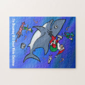 Träumen von einem großen weißen Weihnachtspuzzle Puzzle (Horizontal)