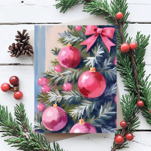 Träumen von einem rosa Weihnachten Frohe Wasserf