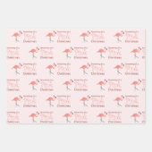 Träumen von einem rosa Weihnachten - Geschenkpapier Set (Vorderseite 3)