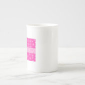 Träumen von einem rosa Weihnachten Porzellantasse (Vorderseite)