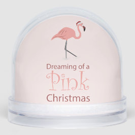 Träumen von einem rosa Weihnachten Schneekugeln