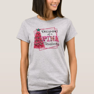 Träumen von einem rosa Weihnachtslicht T-Shirt