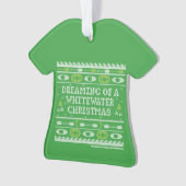 Träumen von einem weißen Weihnachtskraut Ornament (Vorderseite)