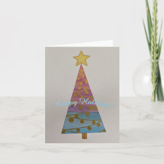 Träumen von einer "Blauen Weihnachtskarte" Feiertagskarte