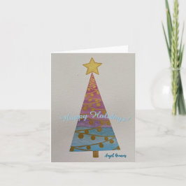 Träumen von einer "Blue Christmas Card" Feiertagskarte