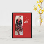 Träumen von einer weißen Weihnachtskarte Karte (Gelbe Blume)