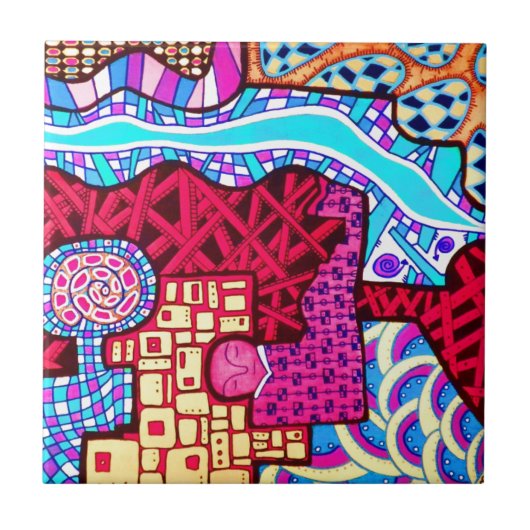 Träumen von Entwürfen Fliese (Vorderseite)