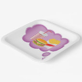 Träumen von Fast Food Pappteller (Gewinkelt)