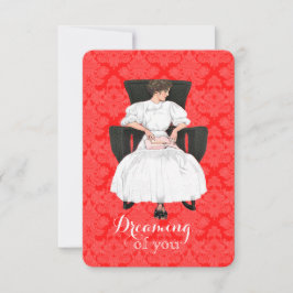 Träumen von Ihnen Valentinsgruß Einladung