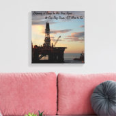 Träumen von ihr leinwanddruck (Insitu (Wohnzimmer))