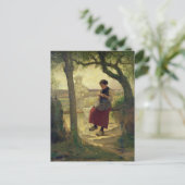 Träumen von ihrer Liebe, 1901 Postkarte (Stehend Vorderseite)