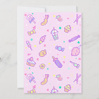 Träumen von Sommersnacks Einladung