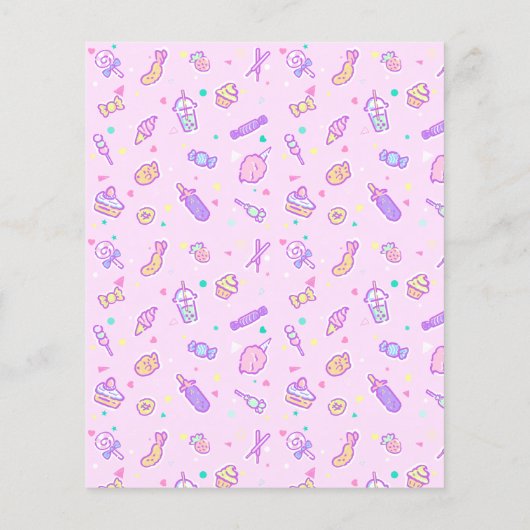 Träumen von Sommersnacks Flyer (Hinten)