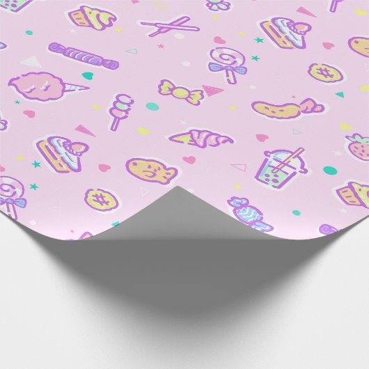 Träumen von Sommersnacks Geschenkpapier (Ecke)