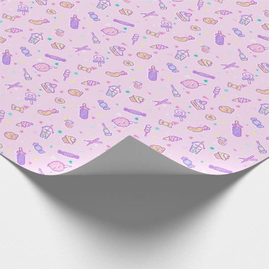 Träumen von Sommersnacks Geschenkpapier (Ecke)