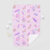 Träumen von Sommersnacks Golfhandtuch (Insitu)