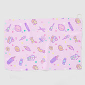 Träumen von Sommersnacks Golfhandtuch (Horizontal)