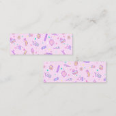 Träumen von Sommersnacks Mini Visitenkarte (Vorne/Hinten)
