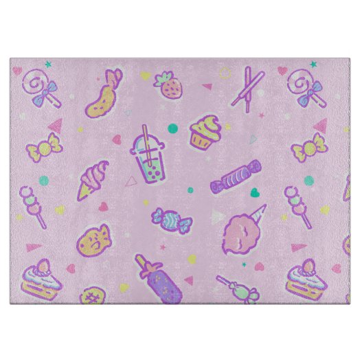 Träumen von Sommersnacks Schneidebrett (Vorderseite)