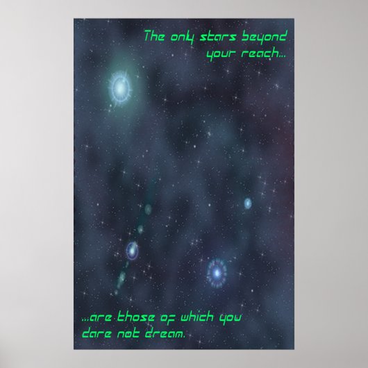 Träumen von Sternen Poster (Vorne)