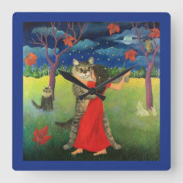 Träumen von Sweetums Quadratische Wanduhr