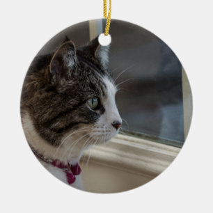 Träumen von wärmerem Wetter, um draußen zu gehen V Keramik Ornament