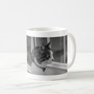 Träumen von wärmeren Wetter Graustufen-Tasse Kaffeetasse