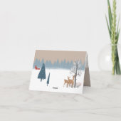 Träumen von Weiß Weihnachten - Rustikales Dorf (Rückseite)