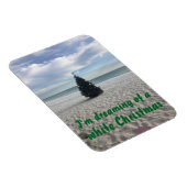 Träumen von White Christmas Beach Florida Urlaub Magnet (Rechte Seite)